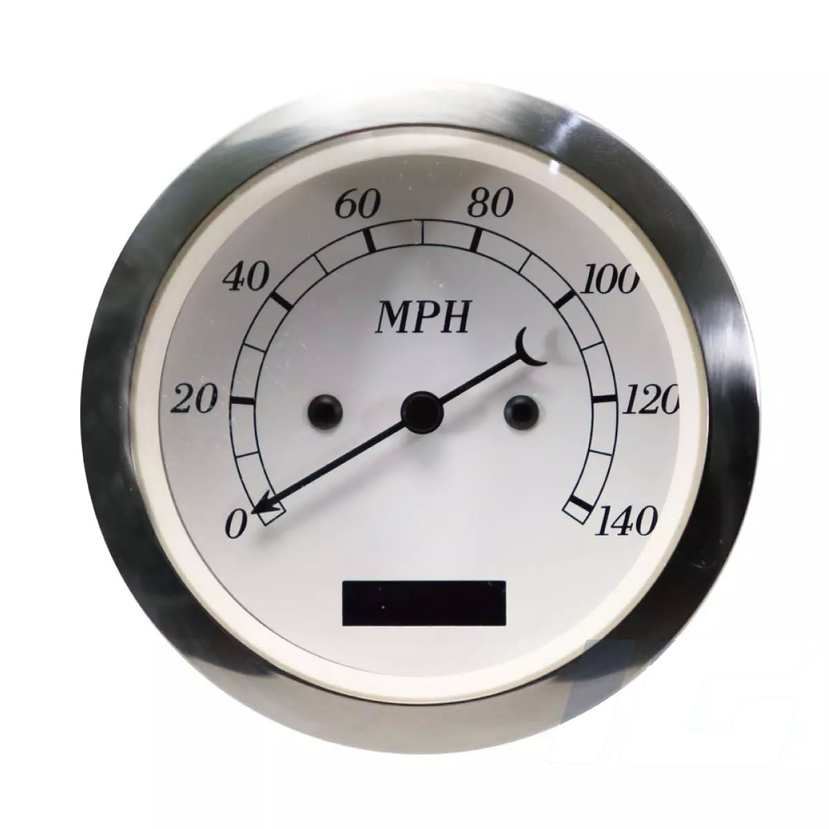 White Face Black Neddle - Electrical Speedometers